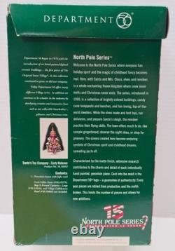 Dept 56 Santa's Toy Co Early Release 15th Anniv 56.56892 North Pole Box