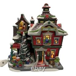 Dept 56 Sesame Street At The North Pole Village + Christmas Gifts From Elmo 2006