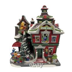 Dept 56 Sesame Street At The North Pole Village + Christmas Gifts From Elmo 2006