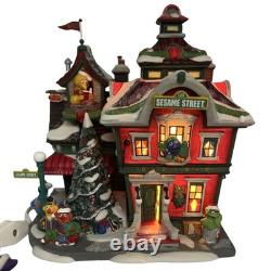 Dept 56 Sesame Street At The North Pole Village + Christmas Gifts From Elmo 2006