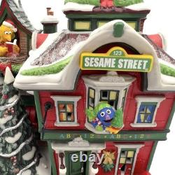 Dept 56 Sesame Street At The North Pole Village + Christmas Gifts From Elmo 2006