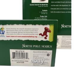 Dept 56 Sesame Street At The North Pole Village + Christmas Gifts From Elmo 2006