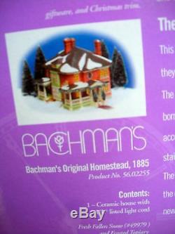 Dept. 56 Snow Village, Bachman's Original Homestead 1885