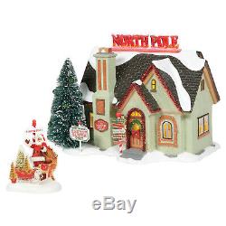 Dept 56 Snow Village Christmas Lane North Pole House Set/2 New 2020 6005449