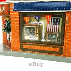 Dept 56 Snow Village Neil's TV & Repair Lighted Store Shop 6003136 NEW Ltd #0970
