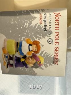 Dept 56 Stitch In Yule Time North Pole 2019 + 2 Accessories 6003111 RARE NEW