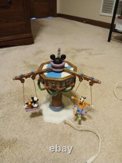 Dept 56 Swinging Disney Fab Five North Pole Winter/Christmas (1 piece broken)