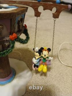 Dept 56 Swinging Disney Fab Five North Pole Winter/Christmas (1 piece broken)