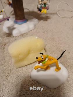 Dept 56 Swinging Disney Fab Five North Pole Winter/Christmas (1 piece broken)