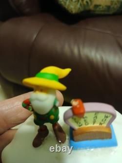 Dept 56 Swinging Disney Fab Five North Pole Winter/Christmas (1 piece broken)