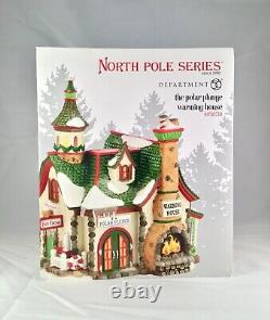 Dept 56 THE POLAR PLUNGE WARMING HOUSE 4030718 North Pole DEPARTMENT56 New D56