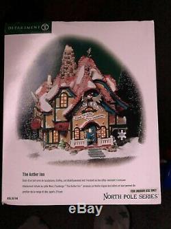Dept 56 The Antler Inn Dickens Village Series #56744 North Pole Series Retired