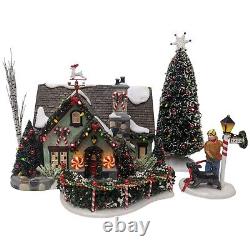 Dept 56 The Peppermint House Christmas Lane Village Lighted 55350 Retired Video