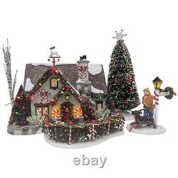 Dept 56 The Peppermint House Christmas Lane Village Lighted 55350 Retired Video