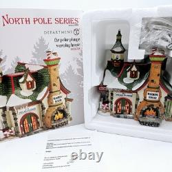 Dept 56 The Polar Plunge Warming House Figurine North Pole Christmas Village