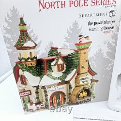 Dept 56 The Polar Plunge Warming House Figurine North Pole Christmas Village