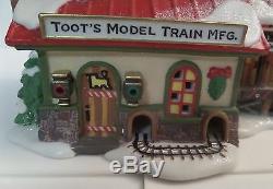 Dept 56 Toot's Model Train Mfg. North Pole Village Retired 2001 #56728 Ltd Edtn