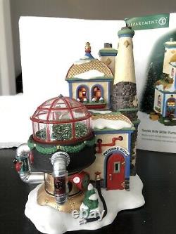 Dept 56 Twinkle Brite Glitter Factory, North Pole Series #56738 House w Light