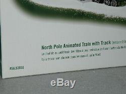 Dept 56 Village Accessory North Pole Animated Train Track 53030 Mib