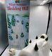 Dept 56 Village Animated Sledding Hill With Np Elves -new Motor/ Excl't Condition