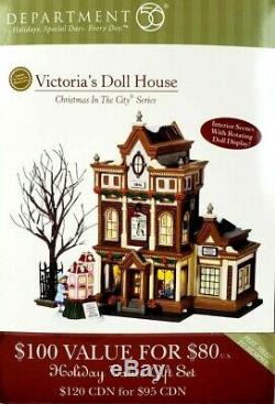 Dept 56 Village Christmas Victoria's Dollhouse House Home 59257