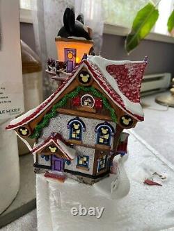 Dept 56 WALT DISNEY SHOWCASE MICKEY'S NORTH POLE HOLIDAY PLAYHOUSE HOUSE NOTE