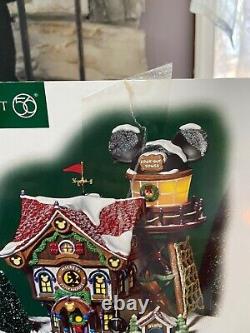 Dept 56 WALT DISNEY SHOWCASE MICKEY'S NORTH POLE HOLIDAY PLAYHOUSE HOUSE NOTE