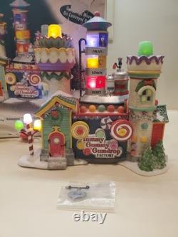 Dept 56 Yummy Gummy Gumdrop Factory #56.56771 North Pole Series/EUC/WORKS GREAT