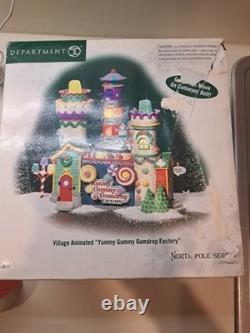Dept 56 Yummy Gummy Gumdrop Factory #56.56771 North Pole Series/EUC/WORKS GREAT