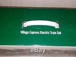 Dept 56 village xmas train express electric set 52710 locomotive Free Shipping
