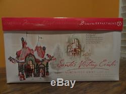 Dept56 56407 Santa Visiting Center Welcome North Pole Gift Set Christmas Village