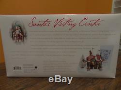 Dept56 56407 Santa Visiting Center Welcome North Pole Gift Set Christmas Village
