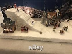 Dept56 North Pole Collection Christmas village display platform All Included