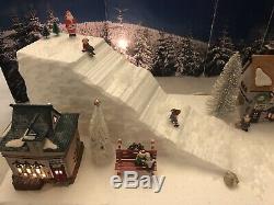 Dept56 North Pole Collection Christmas village display platform All Included