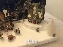 Dept56 North Pole Collection Christmas village display platform All Included