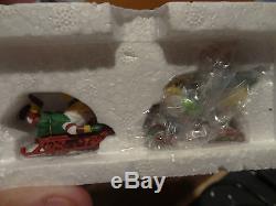 Dept56 Route 1 North Pole Home Of Mr Mrs Santa Claus House Christmas Village Lot