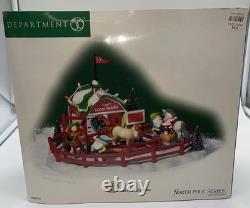Deptartment 56 North Pole Series LUCKY'S PONY RIDES New In Box