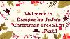 Designs By Juju Christmas Tree Skirt Tutorial Pt 1 Tips Fabric Prep Multi Needle Embroidery