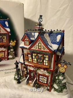 Disney Dept 56 Christmas Carol Snow Village Scrooge McDuck Marley Counting House