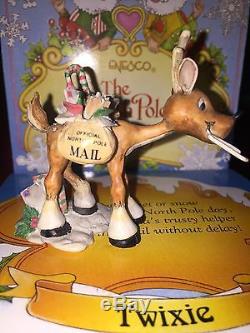 ENESCO NORTH POLE VILLAGE TWIXIEREINDEER