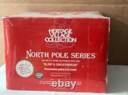 Elsie's Gingerbread Real Smoking Chimney North Pole Series