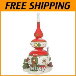 Enchanting 9.5 Inch North Pole Village Finny's Ornament House, Handcrafted Decor