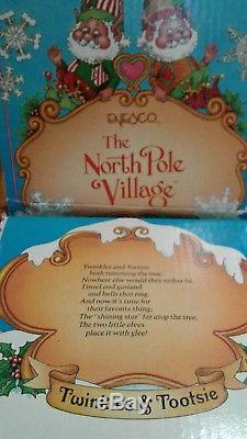 Enesco 1986 The North Pole Village Twinkles & Tootsie 871567 Zimnicki