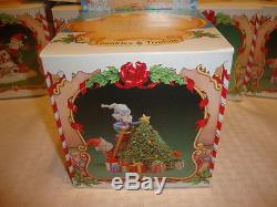 Enesco Christmas Ornament The North Pole Village Twinkies & Tootsie LARGE Rare