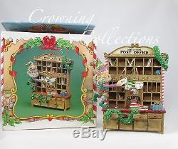 Enesco Cubby Elf sorting Mail The North Pole Village Mailroom Zimnicki 830410