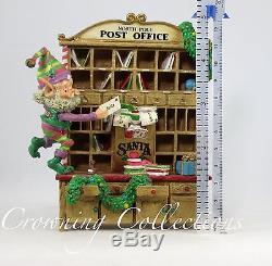 Enesco Cubby Elf sorting Mail The North Pole Village Mailroom Zimnicki 830410