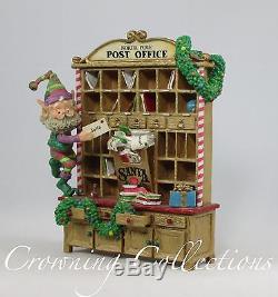 Enesco Cubby Elf sorting Mail The North Pole Village Mailroom Zimnicki 830410