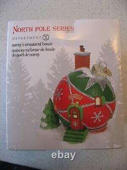 Enesco Department 56 North Pole Series Norny's Ornament House Village Accessory