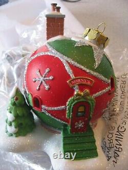 Enesco Department 56 North Pole Series Norny's Ornament House Village Accessory