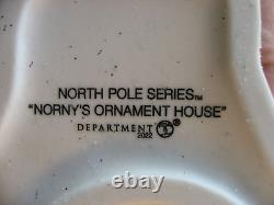 Enesco Department 56 North Pole Series Norny's Ornament House Village Accessory